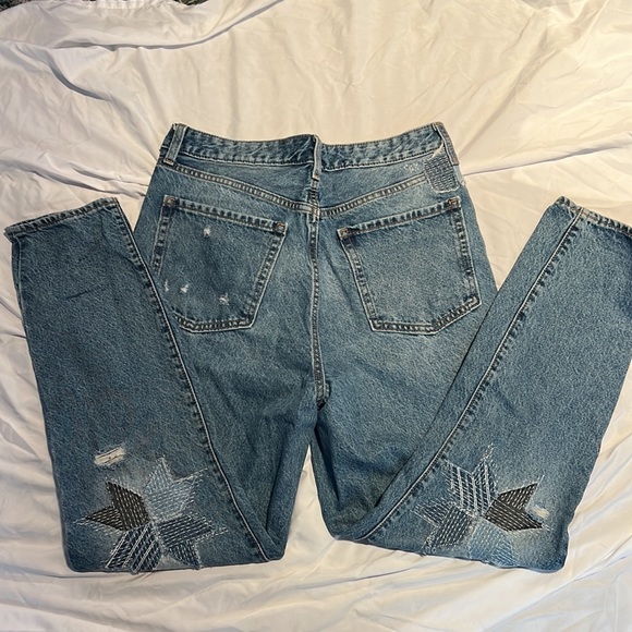 Old Navy O.G. Straight Patchwork Jeans - Picture 5 of 7